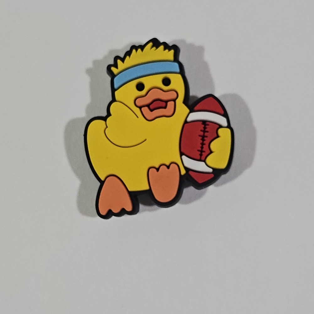 Football Duck Shoe Charm Croc Charms Clog